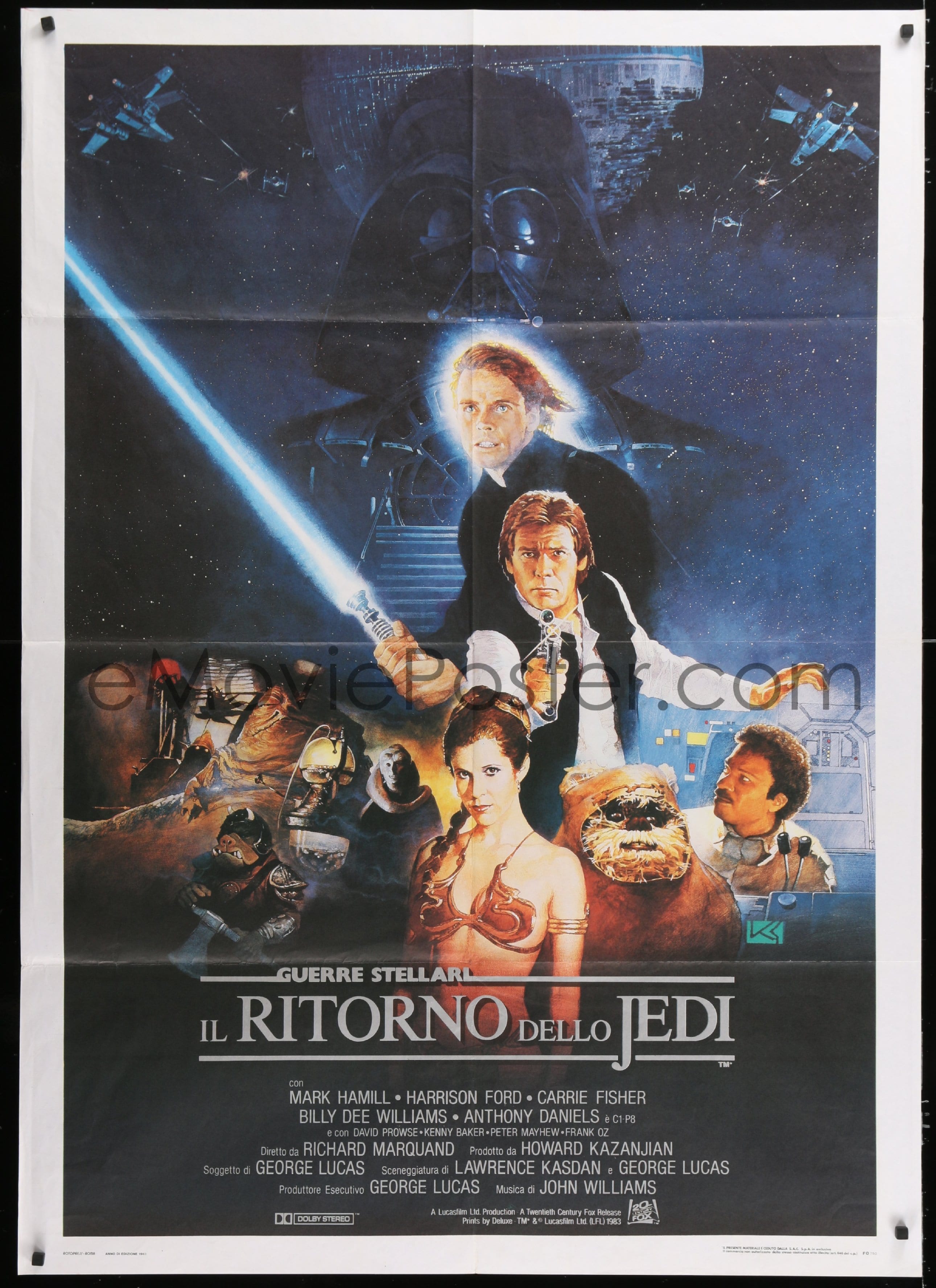 Revenge of the Jedi (1982) poster, US, Original Film Posters Online, Collectibles