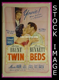 TWIN BEDS ('42) 1sheet