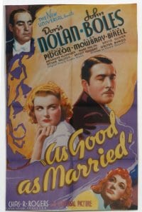 AS GOOD AS MARRIED 1sheet