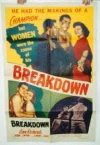 BREAKDOWN ('52) 1sheet