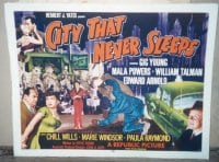 CITY THAT NEVER SLEEPS ('53) 1/2sh