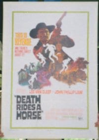 DEATH RIDES A HORSE linen 1sheet