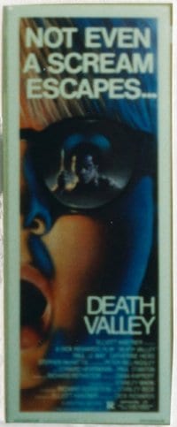 DEATH VALLEY ('82) insert