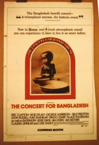 CONCERT FOR BANGLADESH 1sheet