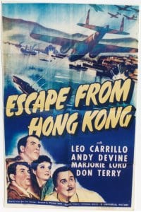 ESCAPE FROM HONG KONG 1sheet