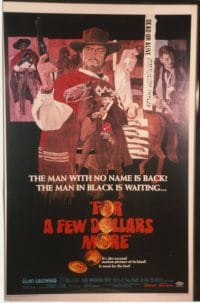 FOR A FEW DOLLARS MORE R1980, int'l  1sheet