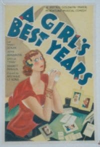 GIRL'S BEST YEARS linen 1sheet