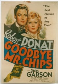 GOODBYE MR. CHIPS ('39) 1sheet