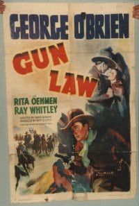 GUN LAW ('38) R1947 1sheet