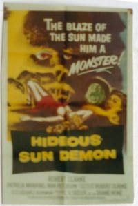 HIDEOUS SUN DEMON linen 1sheet