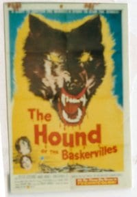 HOUND OF THE BASKERVILLES ('59) linen 1sheet