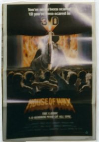 HOUSE OF WAX ('53) R1981 1sheet