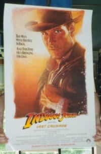 INDIANA JONES & THE LAST CRUSADE advance 1sheet