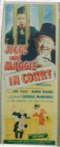 JIGGS & MAGGIE IN COURT insert