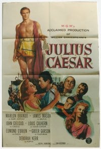 JULIUS CAESAR ('53) linen 1sheet