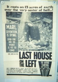 LAST HOUSE ON THE LEFT 1sheet