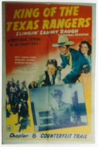 KING OF THE TEXAS RANGERS 1sheet