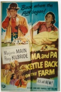 MA & PA KETTLE BACK ON THE FARM 1sheet