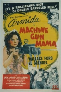 MACHINE GUN MAMA linen 1sheet