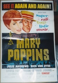 MARY POPPINS R1980, video 1sheet