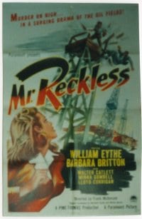 MR. RECKLESS 1sheet