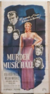 MURDER IN THE MUSIC HALL 3sh