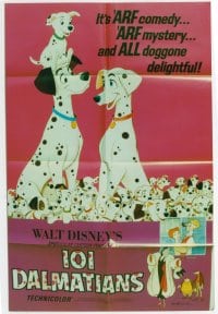 ONE HUNDRED & ONE DALMATIANS R1969 1sheet