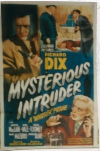 MYSTERIOUS INTRUDER 1sheet