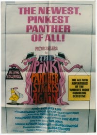 PINK PANTHER STRIKES AGAIN 1sheet