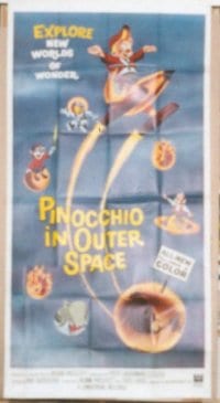 PINOCCHIO IN OUTER SPACE 3sh