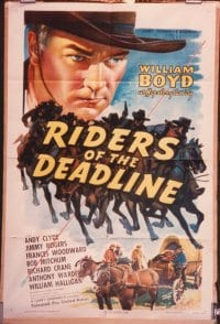 RIDERS OF THE DEADLINE 1sheet