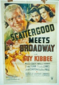 SCATTERGOOD MEETS BROADWAY linen 1sheet