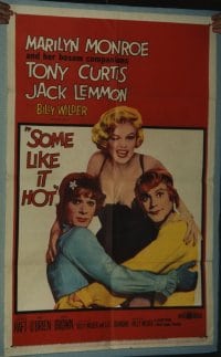 SOME LIKE IT HOT ('59) R80, int'l  1sheet