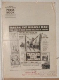 TARZAN'S THREE CHALLENGES pressbook