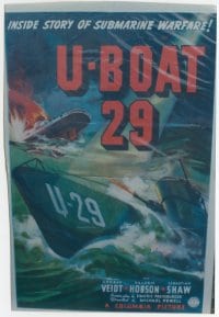 U-BOAT 29 R1947 1sheet