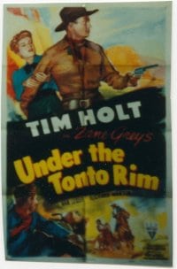 UNDER THE TONTO RIM ('47) 1sheet