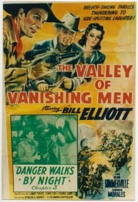 VALLEY OF VANISHING MEN ('42) chapter 12 1sheet