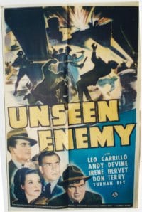 UNSEEN ENEMY ('42) 1sheet