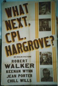 WHAT NEXT, CORPORAL HARGROVE? 1sheet