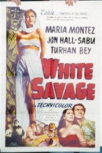 WHITE SAVAGE ('43) R49 1sheet