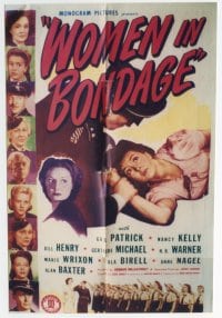 WOMEN IN BONDAGE 1sheet