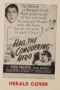 HAIL THE CONQUERING HERO herald cover