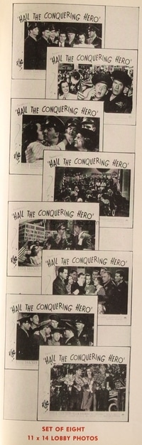 HAIL THE CONQUERING HERO LC set of 8