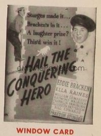 HAIL THE CONQUERING HERO WC, regular