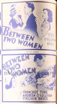 BETWEEN TWO WOMEN ('37) set of 2 1/2sh