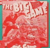 BIG GAME ('36) 6sh