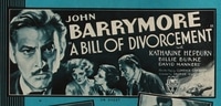 BILL OF DIVORCEMENT ('32) 24sh