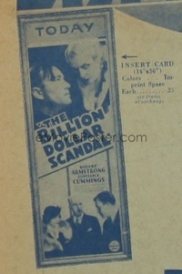 BILLION DOLLAR SCANDAL insert