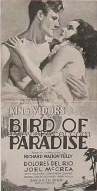 BIRD OF PARADISE ('32) 3sh