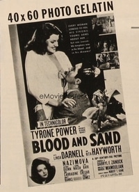 BLOOD & SAND ('41) 40x60